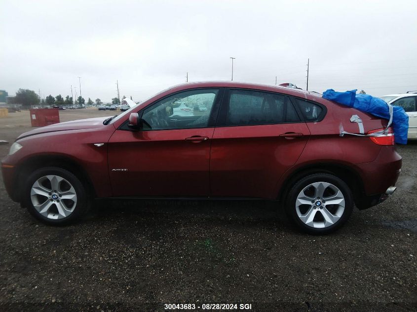 2008 BMW X6 xDrive35I VIN: 5UXFG435X8LJ36987 Lot: 30043683