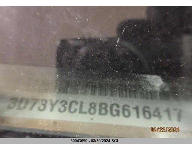 2011 Dodge Ram 3500 VIN: 3D73Y3CL8BG616417 Lot: 30043690