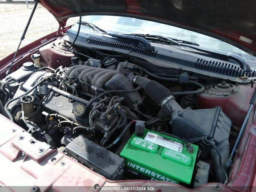 1999 Ford Taurus Se VIN: 1FAFP53U8XG260266 Lot: 30043501