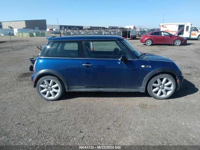 2003 Mini Cooper S VIN: WMWRE33403TD63930 Lot: 30043733