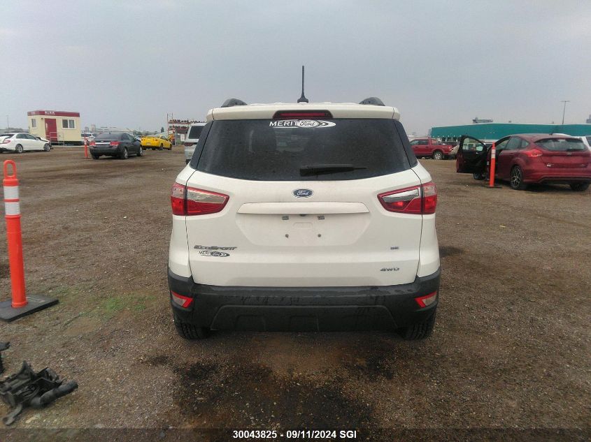 2019 Ford Ecosport Se VIN: MAJ6S3GL0KC273775 Lot: 30043825