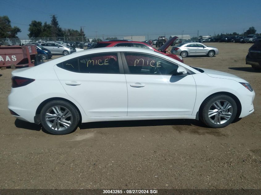 2020 Hyundai Elantra Sel/Value/Limited VIN: KMHD84LF2LU109294 Lot: 30043265