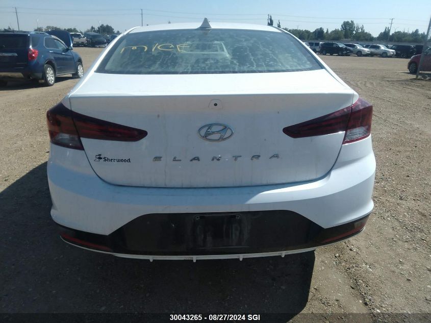 2020 Hyundai Elantra Sel/Value/Limited VIN: KMHD84LF2LU109294 Lot: 30043265