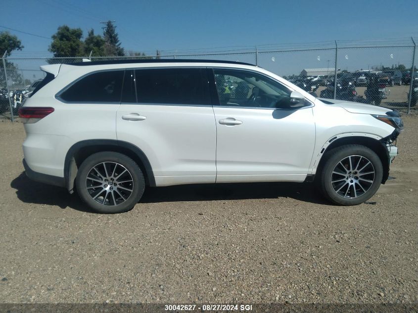 2017 Toyota Highlander Se/Xle VIN: 5TDJZRFHXHS510411 Lot: 30042627