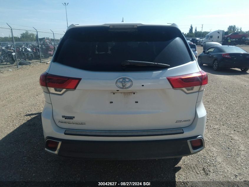 2017 Toyota Highlander Se/Xle VIN: 5TDJZRFHXHS510411 Lot: 30042627
