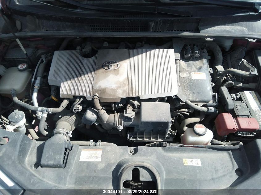 2016 Toyota Prius VIN: JTDKBRFU0G3525280 Lot: 30044101