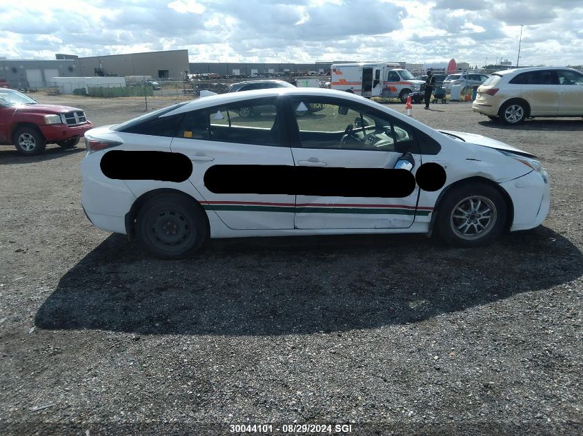 2016 Toyota Prius VIN: JTDKBRFU0G3525280 Lot: 30044101