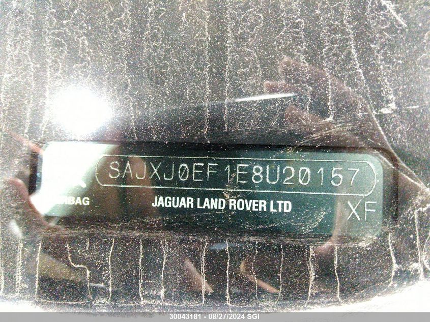 SAJXJ0EF1E8U20157 2014 Jaguar Xf