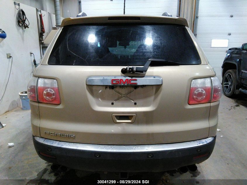 2010 GMC Acadia Sle VIN: 1GKLRLED0AJ160167 Lot: 30041299