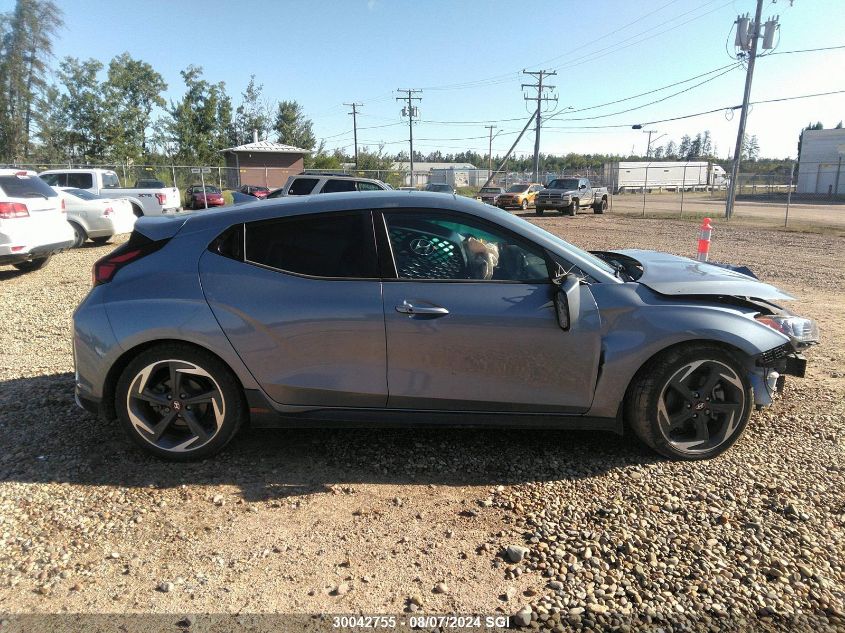 2019 Hyundai Veloster Turbo/Turbo R-Spec/Turbo Ultimate VIN: KMHTH6AB5KU007896 Lot: 30042755