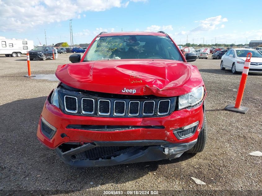 2017 Jeep Compass Sport VIN: 3C4NJDABXHT681258 Lot: 30045493