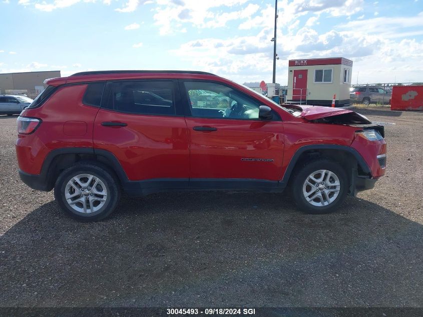 2017 Jeep Compass Sport VIN: 3C4NJDABXHT681258 Lot: 30045493