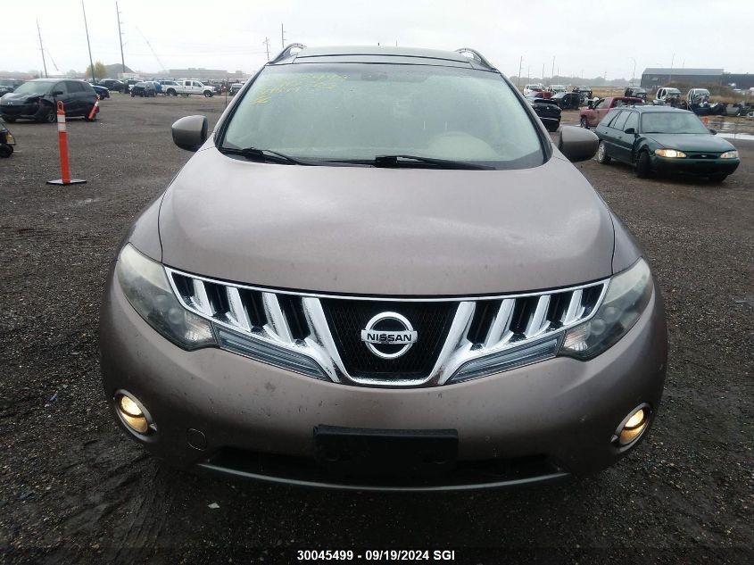 2009 Nissan Murano S/Sl/Le VIN: JN8AZ18W79W161503 Lot: 30045499