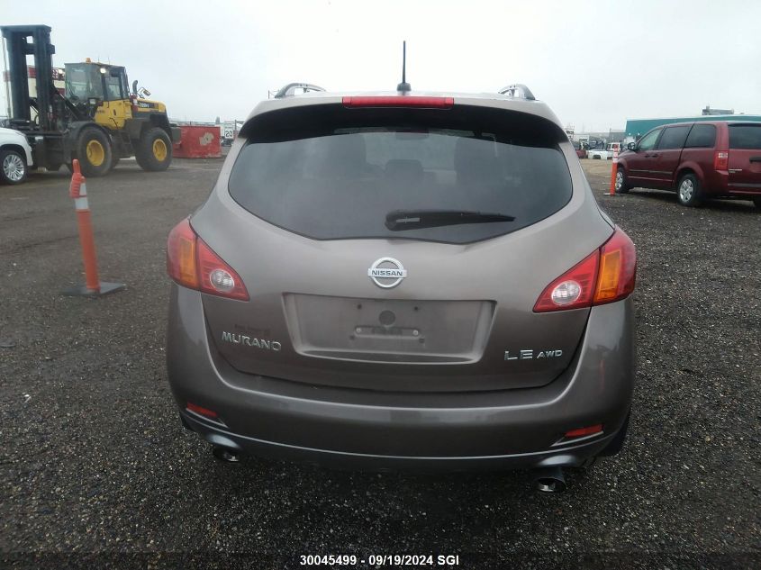 2009 Nissan Murano S/Sl/Le VIN: JN8AZ18W79W161503 Lot: 30045499