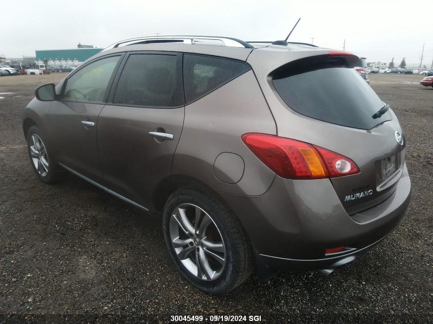 2009 Nissan Murano S/Sl/Le VIN: JN8AZ18W79W161503 Lot: 30045499