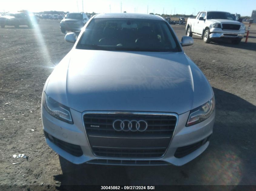 2009 Audi A4 2.0T Quattro VIN: WAULF68K79N016181 Lot: 30045862