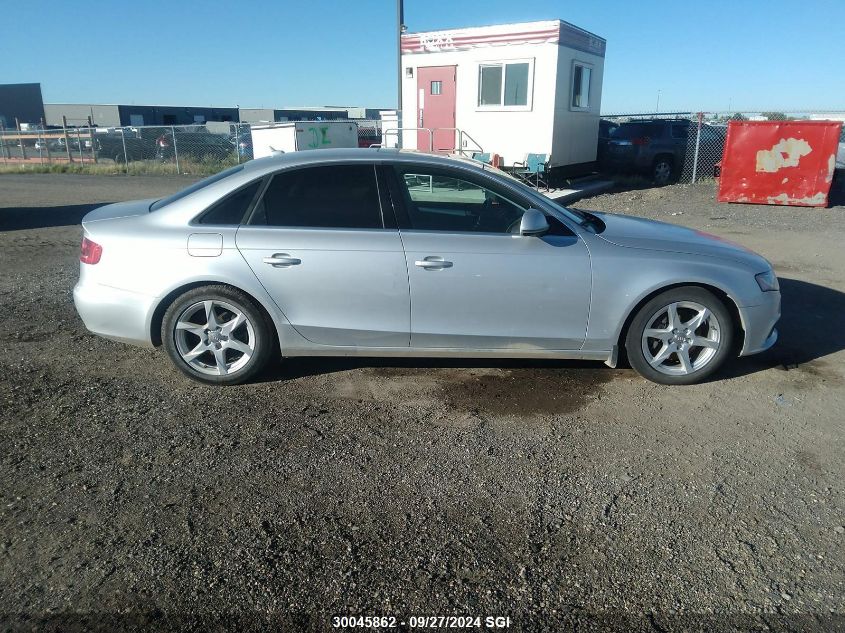 2009 Audi A4 2.0T Quattro VIN: WAULF68K79N016181 Lot: 30045862