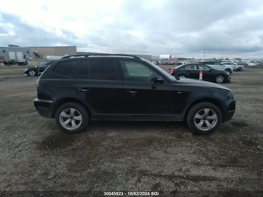 2007 BMW X3 3.0I VIN: WBXPC73407WE50192 Lot: 30045923