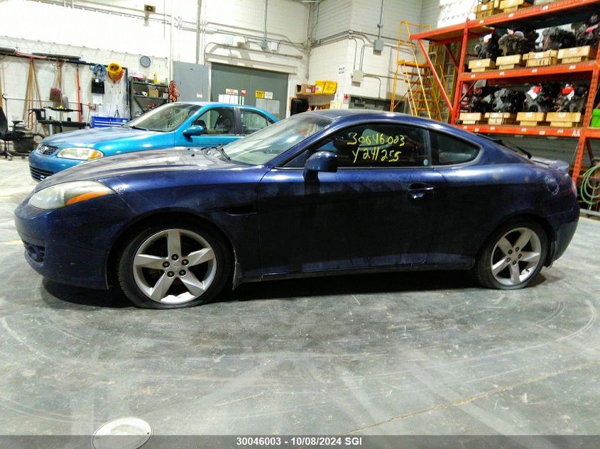 2008 Hyundai Tiburon Gs VIN: KMHHM65D38U291941 Lot: 30046003