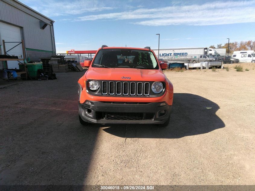 2016 Jeep Renegade Latitude VIN: ZACCJBBT6GPC58489 Lot: 30046018