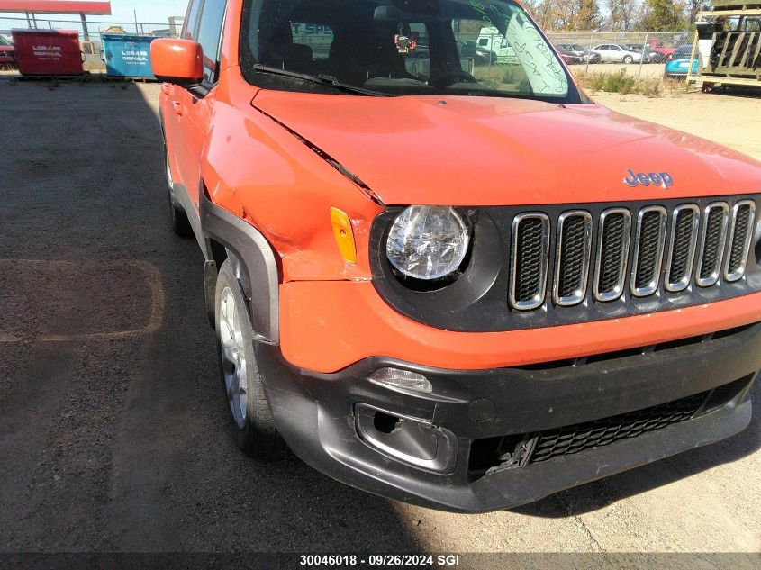 2016 Jeep Renegade Latitude VIN: ZACCJBBT6GPC58489 Lot: 30046018