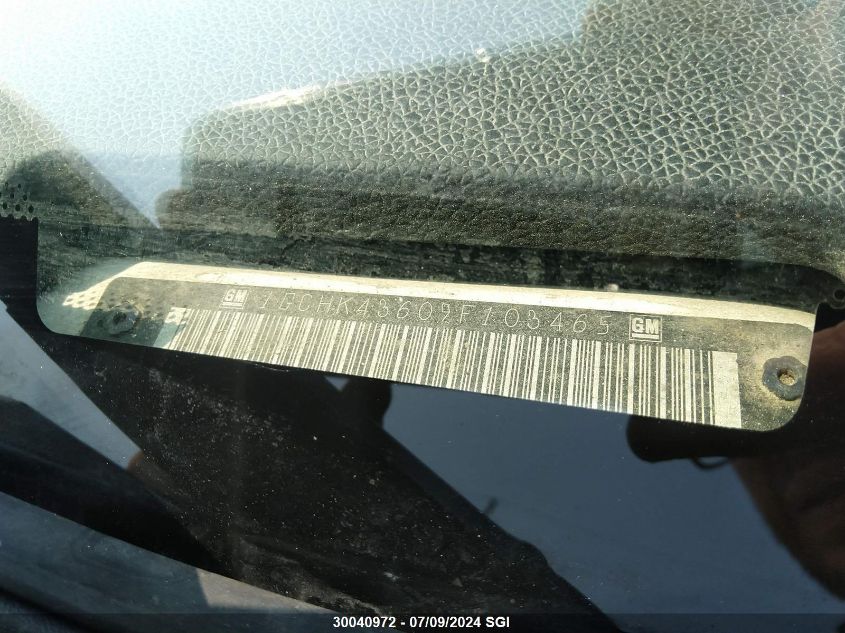 1GCHK43609F103465 2009 Chevrolet Silverado K2500 Heavy Duty