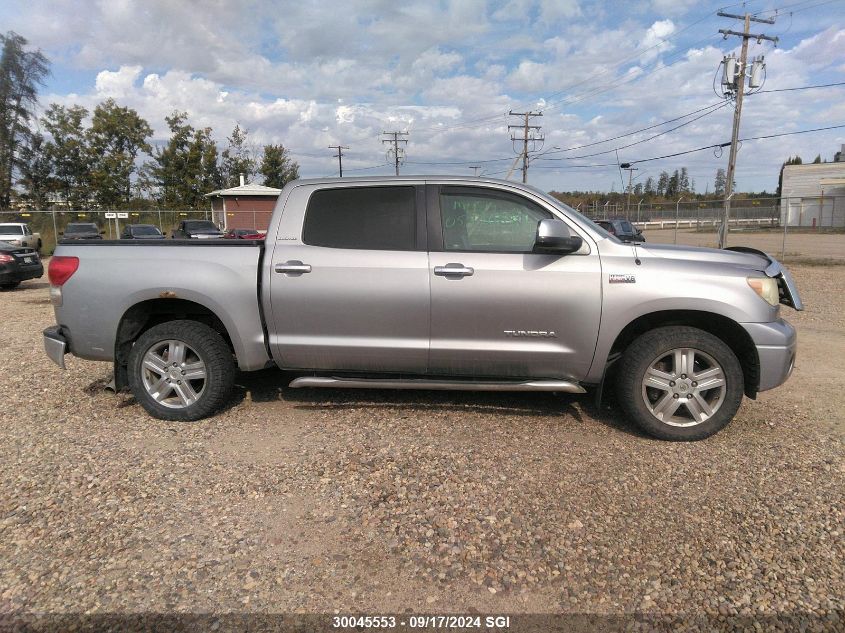 2008 Toyota Tundra Crewmax Limited VIN: 5TBDV581X8S515683 Lot: 30045553