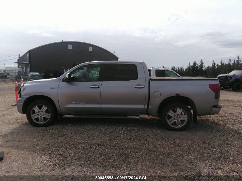 2008 Toyota Tundra Crewmax Limited VIN: 5TBDV581X8S515683 Lot: 30045553