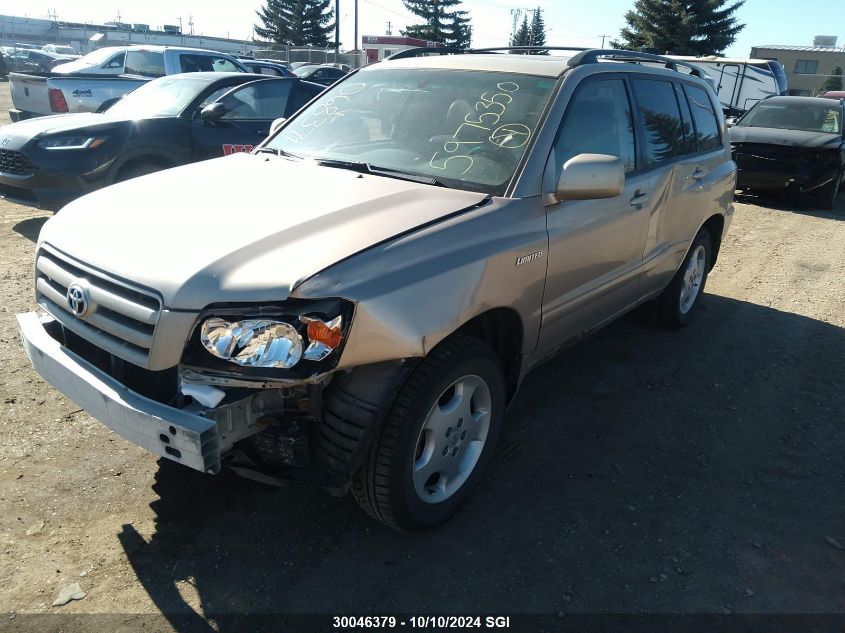 2005 Toyota Highlander Limited VIN: JTEEP21A050068371 Lot: 30046379