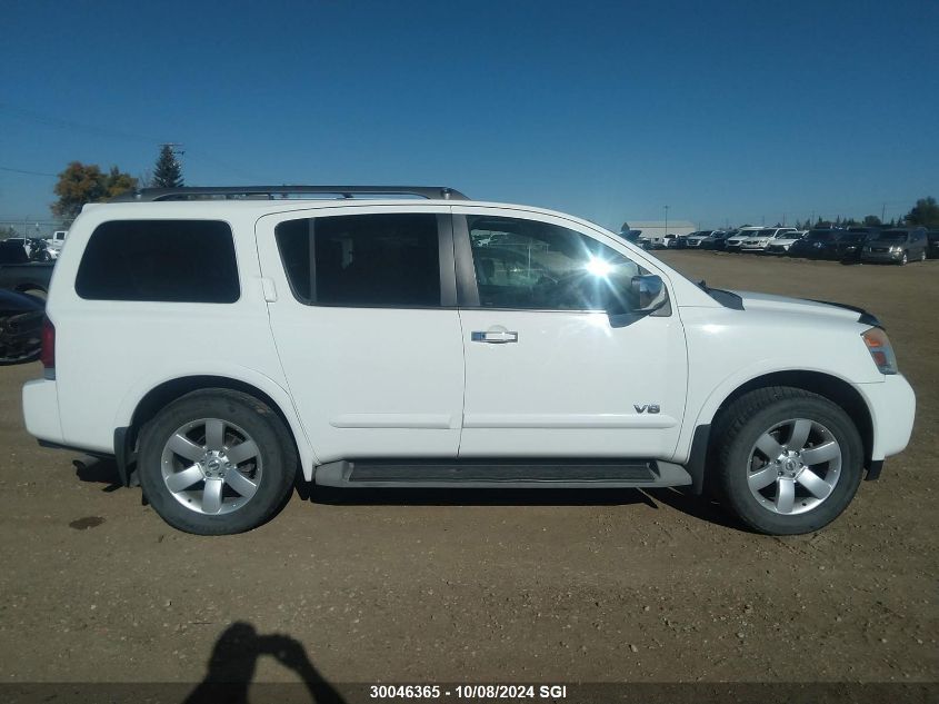 2008 Nissan Armada Se/Le VIN: 5N1AA08C88N625112 Lot: 30046365