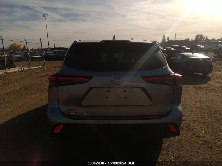 2022 Toyota Highlander Xle VIN: 5TDGZRBH3NS186102 Lot: 30042438