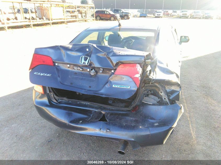 JHMFA36248S801465 2008 Honda Civic Hybrid