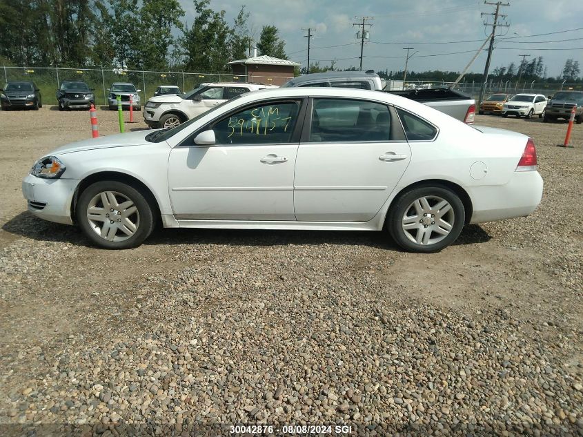 2012 Chevrolet Impala Lt VIN: 2G1WB5E3XC1313966 Lot: 30042876