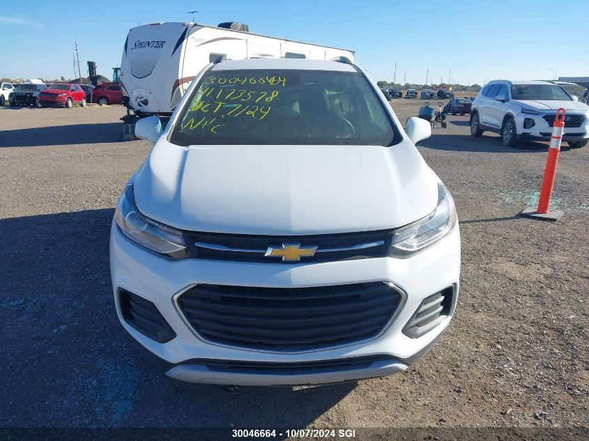 2018 Chevrolet Trax 1Lt VIN: 3GNCJPSB2JL173578 Lot: 30046664