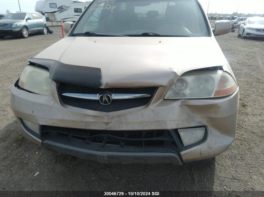 2002 Acura Mdx Touring VIN: 2HNYD18692H003686 Lot: 30046729