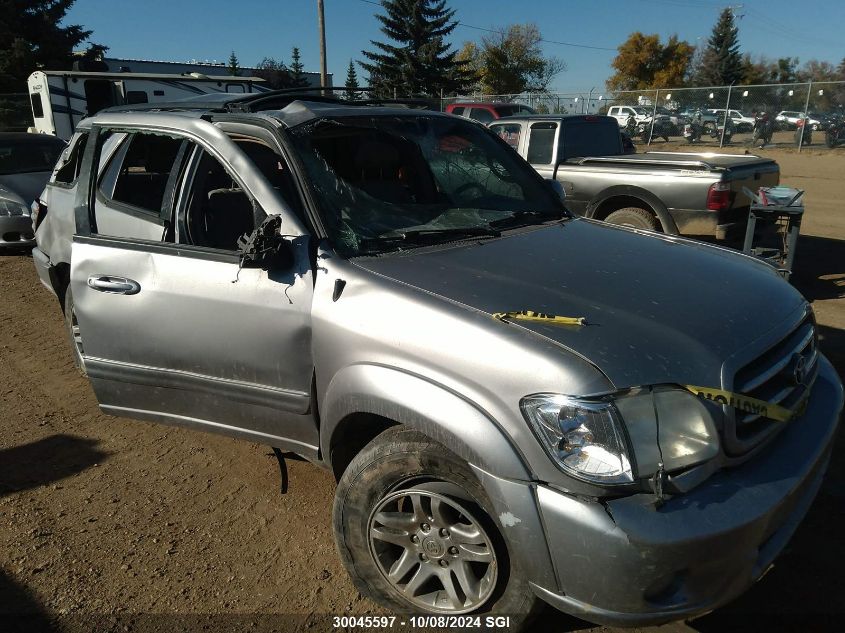 2003 Toyota Sequoia Limited VIN: 5TDBT48A53S156637 Lot: 30045597