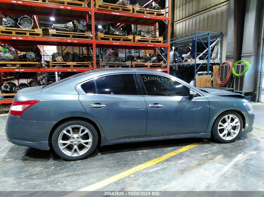 2010 Nissan Maxima S/Sv VIN: 1N4AA5AP5AC837567 Lot: 30043928