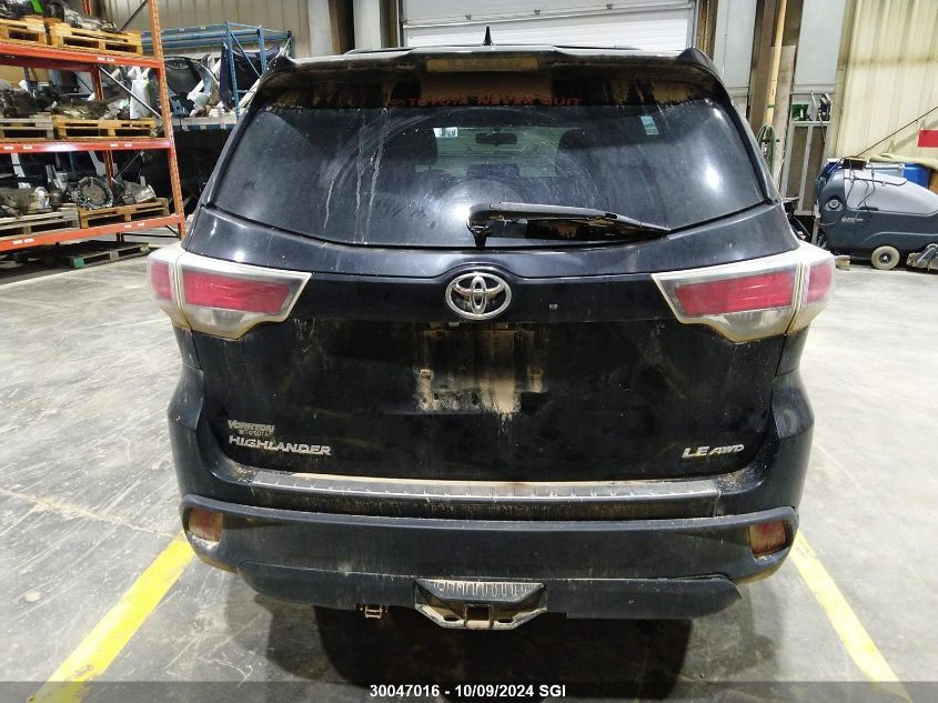 5TDBKRFH3FS179810 2015 Toyota Highlander Le/Le Plus