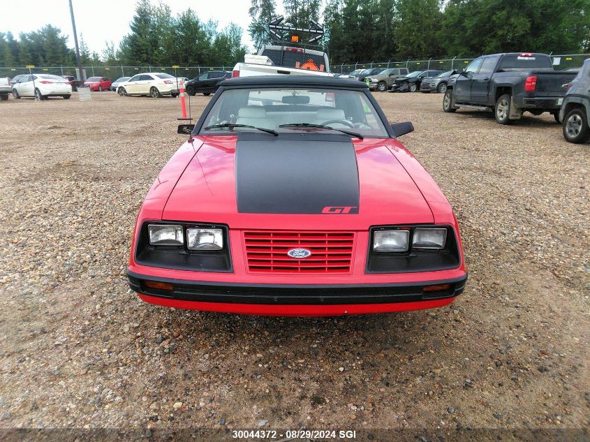 1FABP27M2EF180505 1984 Ford Mustang Glx