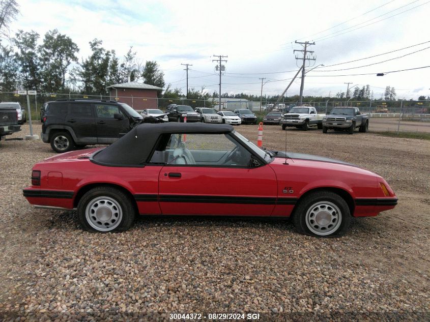 1FABP27M2EF180505 1984 Ford Mustang Glx