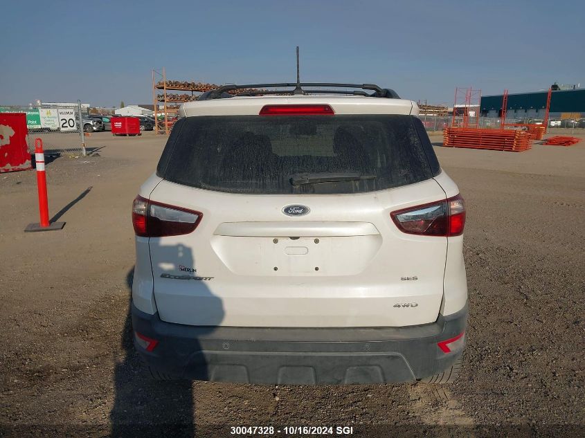 2018 Ford Ecosport Ses VIN: MAJ6P1CL3JC221678 Lot: 30047328