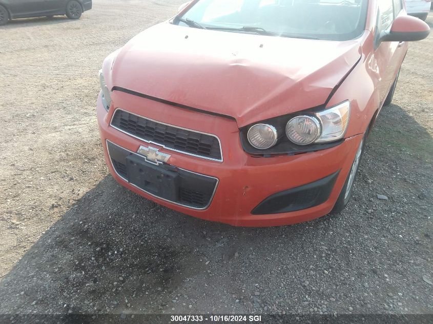 2012 Chevrolet Sonic Lt VIN: 1G1JC6EH8C4111205 Lot: 30047333