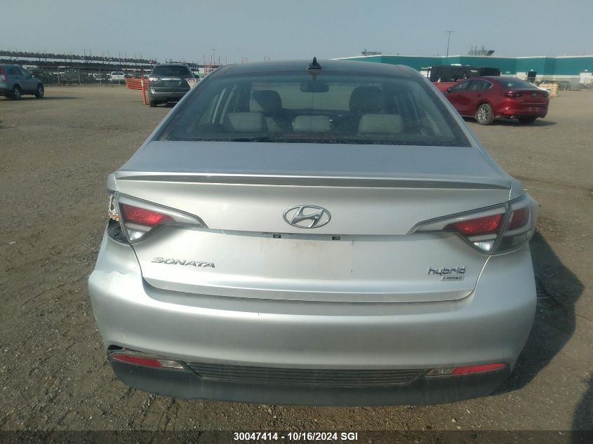 2016 Hyundai Sonata Hybrid/Limited VIN: KMHE34L17GA007990 Lot: 30047414