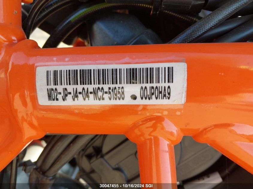 2022 Ktm 390 Duke VIN: MD2JPJ404NC251958 Lot: 30047455