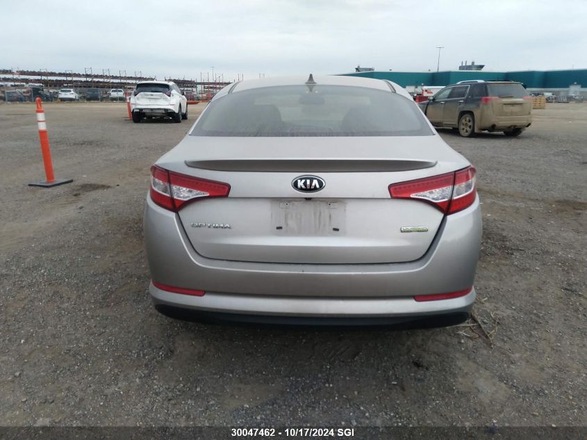 2013 Kia Optima Hybrid VIN: KNAGM4AD3D5052336 Lot: 30047462