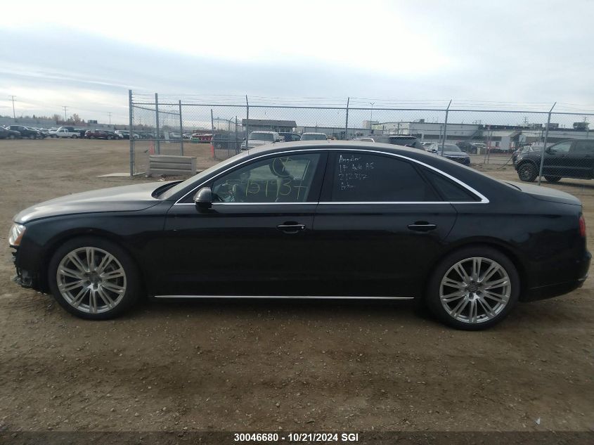 2014 Audi A8 Tdi/Quattro VIN: WAUAMAFD6EN000875 Lot: 30046680