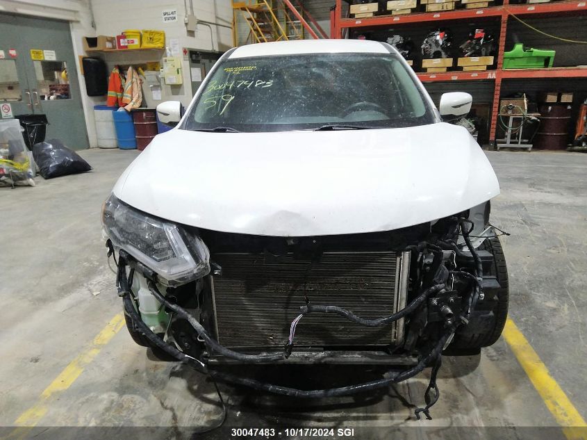 2017 Nissan Rogue Sv/Sl VIN: 5N1AT2MVXHC738875 Lot: 30047483