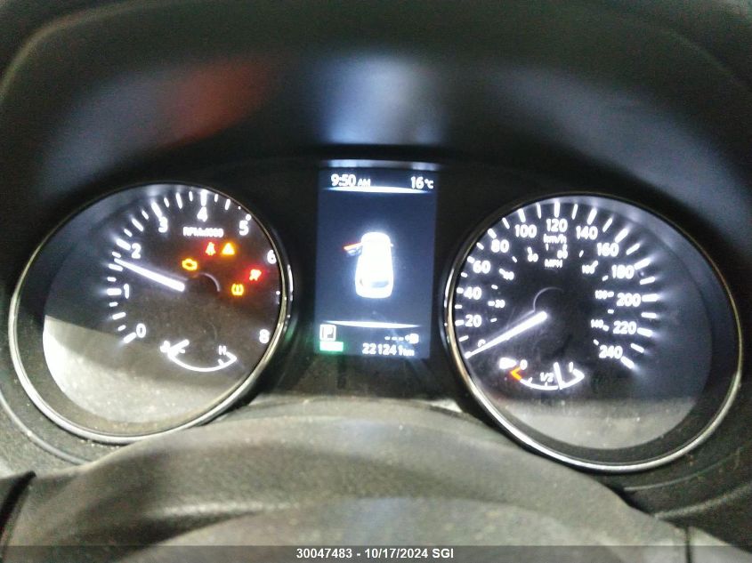 2017 Nissan Rogue Sv/Sl VIN: 5N1AT2MVXHC738875 Lot: 30047483