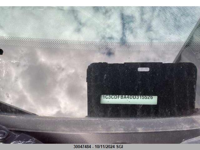 2013 Dodge Dart Sxt VIN: 1C3CDFBA4DD315526 Lot: 30047484