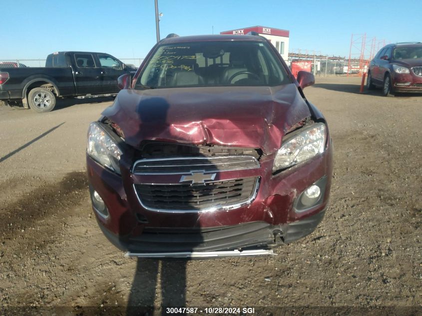 2016 Chevrolet Trax Ltz VIN: 3GNCJRSB2GL176436 Lot: 30047587